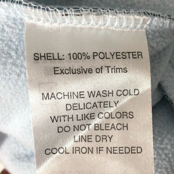 Kavu Marled Teal Button Up Funnel Neck Pullover Size XS - Picture 6 of 7